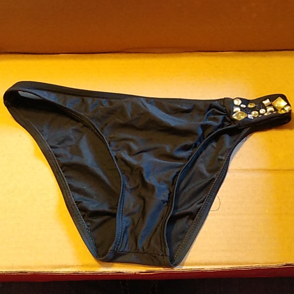Black bikini bottoms